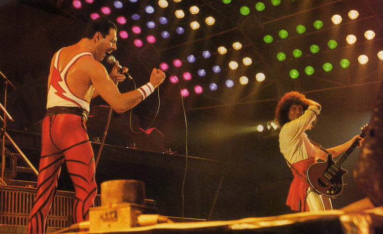 On tour in 1984